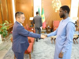 AUDIENCE AVEC SON EXCELLENCE LE PRESIDENT DE LA RÉPUBLIQUE DU SENEGAL EN COMPAGNIE DU GROUPE CHEC